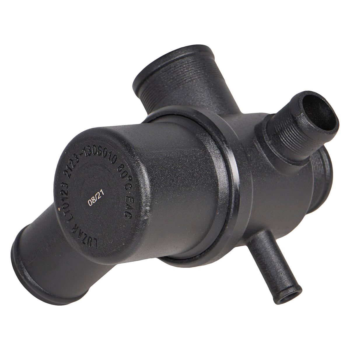 Термостат для автомобилей Лада 2123 Chevrolet Niva (02-) (с алюминиевым корпусом, обрезиненный клапан) (80°С)