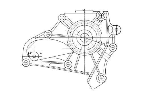 Насос водяной для автомобилей Toyota Avensis (97-)/Camry (82-) 2.0i/2.2i [3SFE; 5SFE]