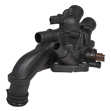 Термостат для автомобилей Peugeot 308 (07-)/Citroen C4 (10-) 1.6i MT («быстросъём», датчик температуры слева)