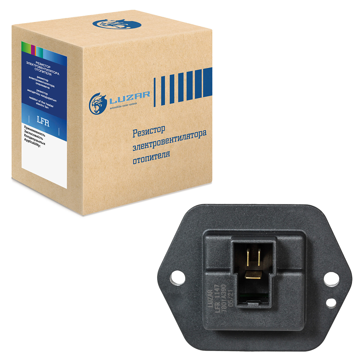 Резистор электровентилятора отопителя для автомобилей Mitsubishi L200 (08-)/Pajero Sport (08-)