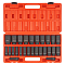 Набор головок ударных 1/2"DR L=78мм, 26пр. (10-36мм) пласт.кейс.