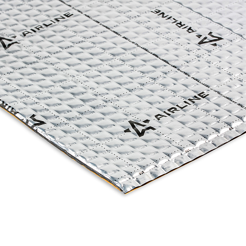 Шумоизоляция (вибро) "Base 2" (50*70 см), КС, 2 мм, фольга 60 мкм. КМП 0,16