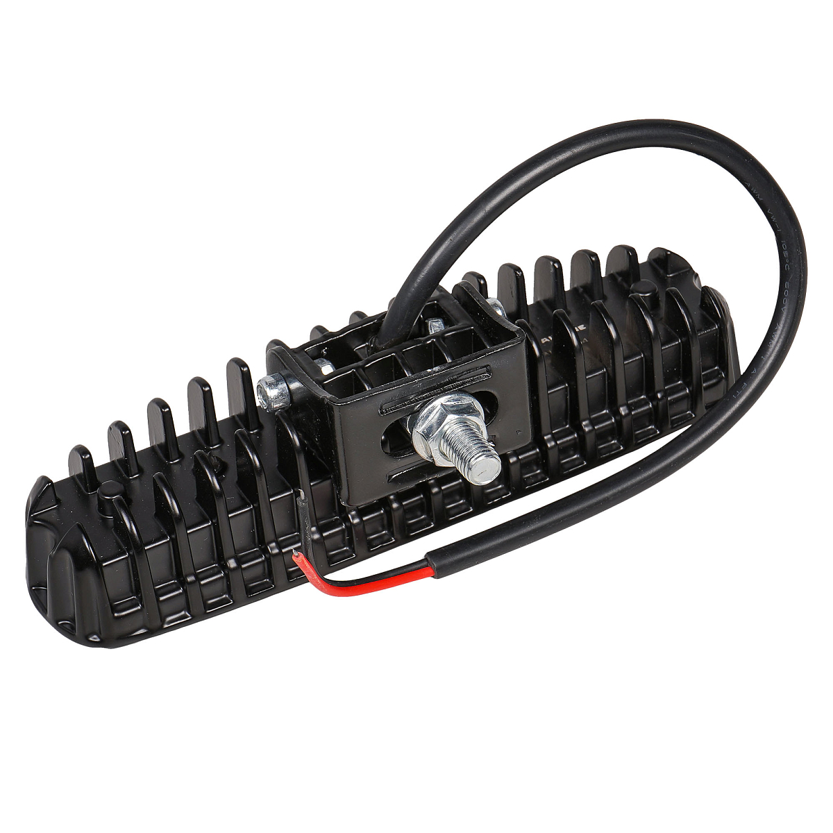 Фара светодиодная прямоугольная, 6LED, дальний свет, 18Вт, 157х42х40мм, 12/24В, PLUS