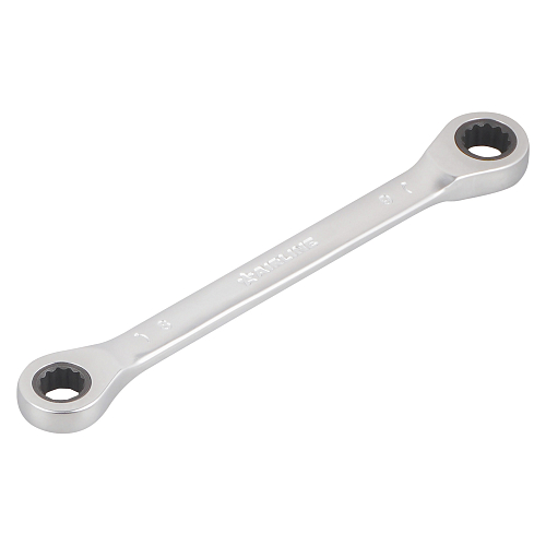 Ключ накидной трещоточный 8х9 PRO, пласт.подвес