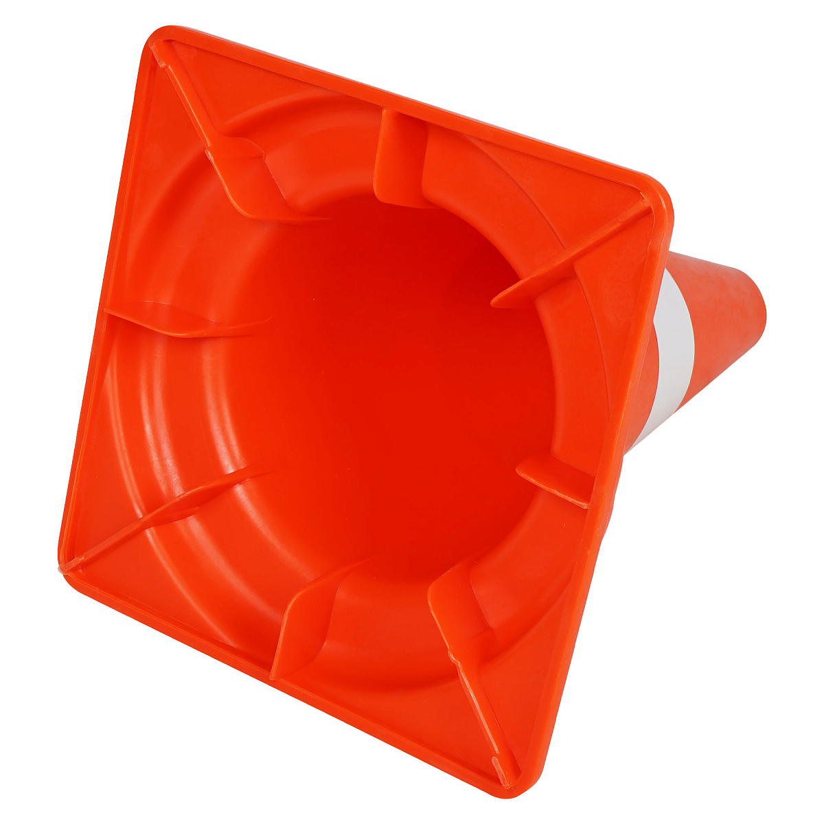 Конус дорожный 320мм с Вехой сигнальной 1200мм, с световозвр.полосами, оранжевый