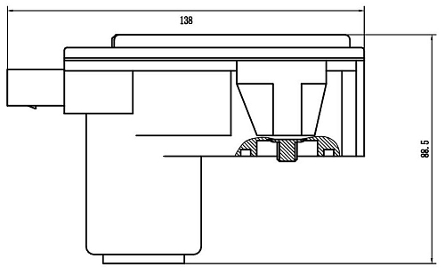 Электродвигатель стояночного тормоза для автомобилей Geely Atlas (16-)/Atlas Pro (19-)/Belgee X70 (24-)