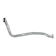 Труба приёмная для автомобилей Лада 2107 инжектор (алюминизированная сталь)