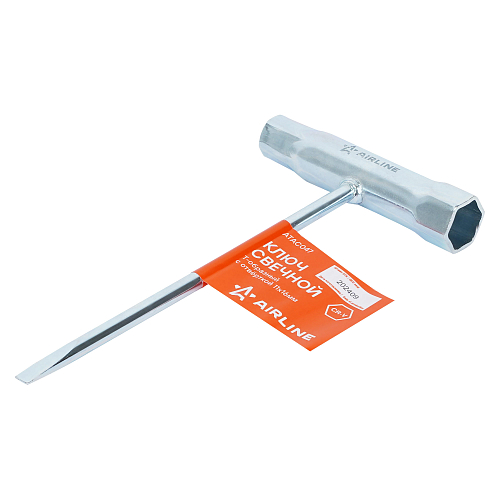 Ключ свечной Т-образный с отвёрткой 11x16мм