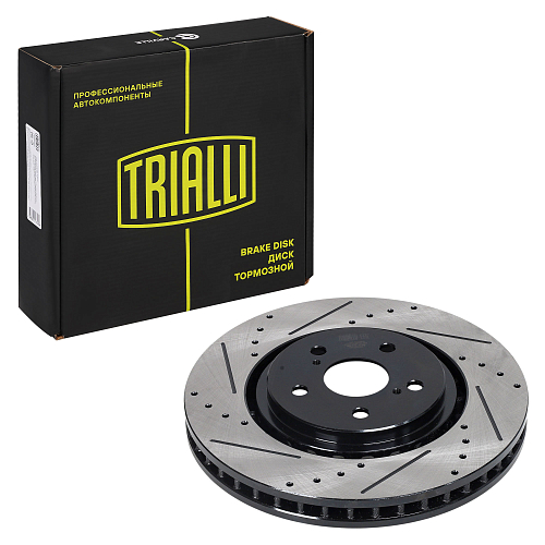 Диски тормозные для автомобилей Lexus RX (15-) передний d=328 PRO (перфорированный / слотированный / окрашенный)