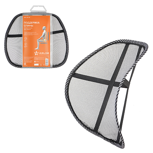 Поддержка спины анатомическая, черная