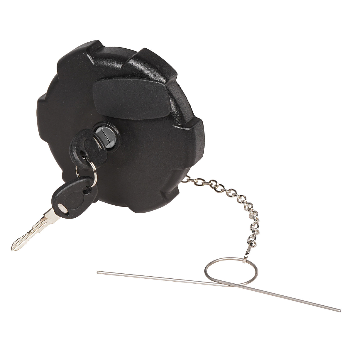 Крышка бензобака 80мм с замкоми цепочкой, пластиковая/металлическая для а/м Volvo/MAN/Renault/Mercedes-Benz/DAF/Ford