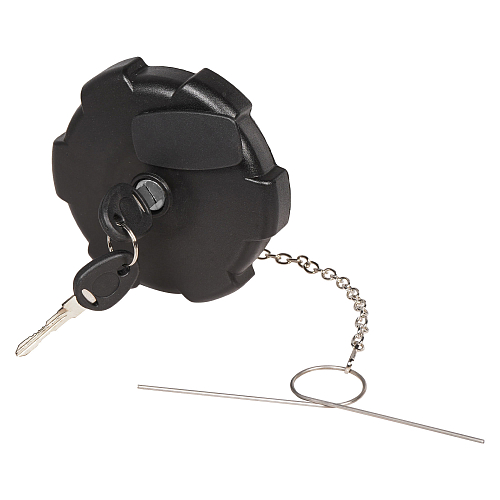 Крышка бензобака 80мм с замкоми цепочкой, пластиковая/металлическая для а/м Volvo/MAN/Renault/Mercedes-Benz/DAF/Ford