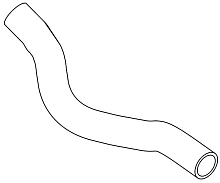 Патрубок охл. для а/м Hyundai Creta (15-) 2.0i AT верх. к залив горл. (EPDM,1шт.)