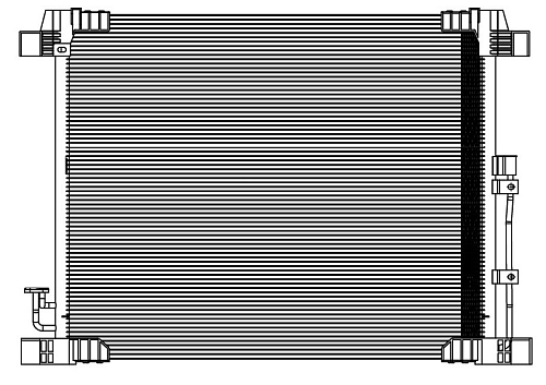 Радиатор кондиционера для автомобилей FX 35/QX70 (08-)