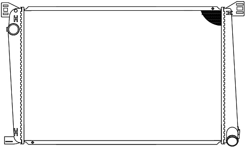 Радиатор охлаждения для автомобилей MINI Cooper (06-)/Countryman (10-)/Clubman (07-)