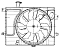 Электровентилятор охлаждения для автомобилей KIA CEED (12-)/Hyundai Elantra (MD) (11-) (с кожухом и резист.)