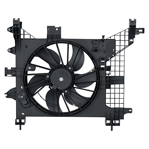 Электровентилятор охлаждения для автомобилей Duster (10-) A/C (с кожухом и резист.)