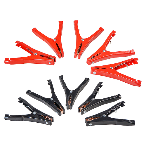 Зажимы (крокодилы) для пусковых проводов L (10 шт.) (400А, 14х10,5см)