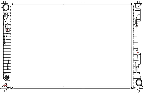 Радиатор охлаждения для а/м Kia Sorento IV (20-)/Hyundai Santa Fe IV (18-) 2.5i