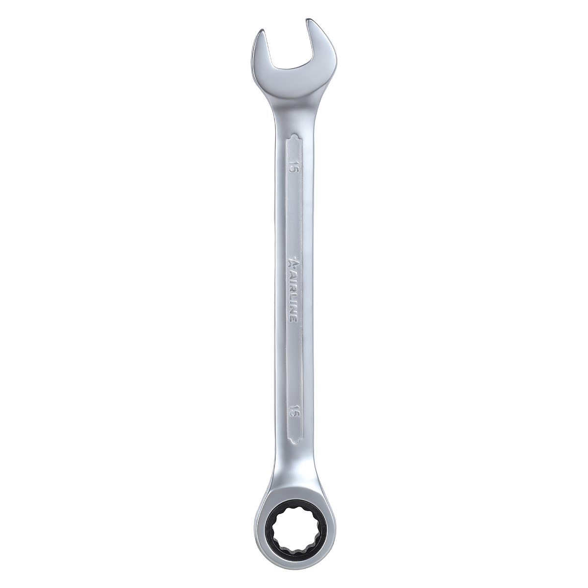 Ключ комбинированный трещоточный 15мм PRO, пласт.подвес