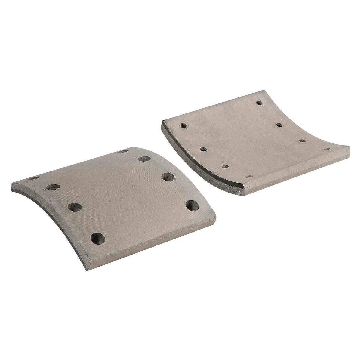 Накладка тормозной колодки для прицепов BPW/SAF (WVA 19283/19284) ремкомплект 4+4 шт. R0 с заклёпками