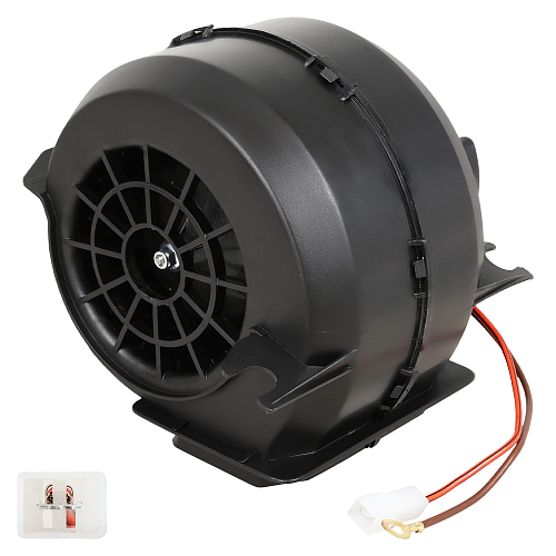 Электровентилятор отопителя для автомобилей Лада 2108 (с кожухом) (шарик. подшипники)