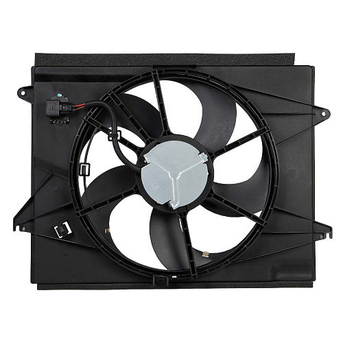 Электровентилятор охлаждения для автомобилей KIA Optima IV (15-) 2.0i/2.4i (с кожухом и резист.)