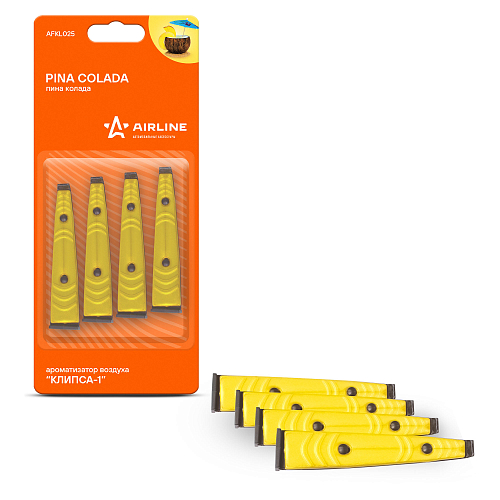 Ароматизатор в дефлектор "Клипса-1" Пина колада