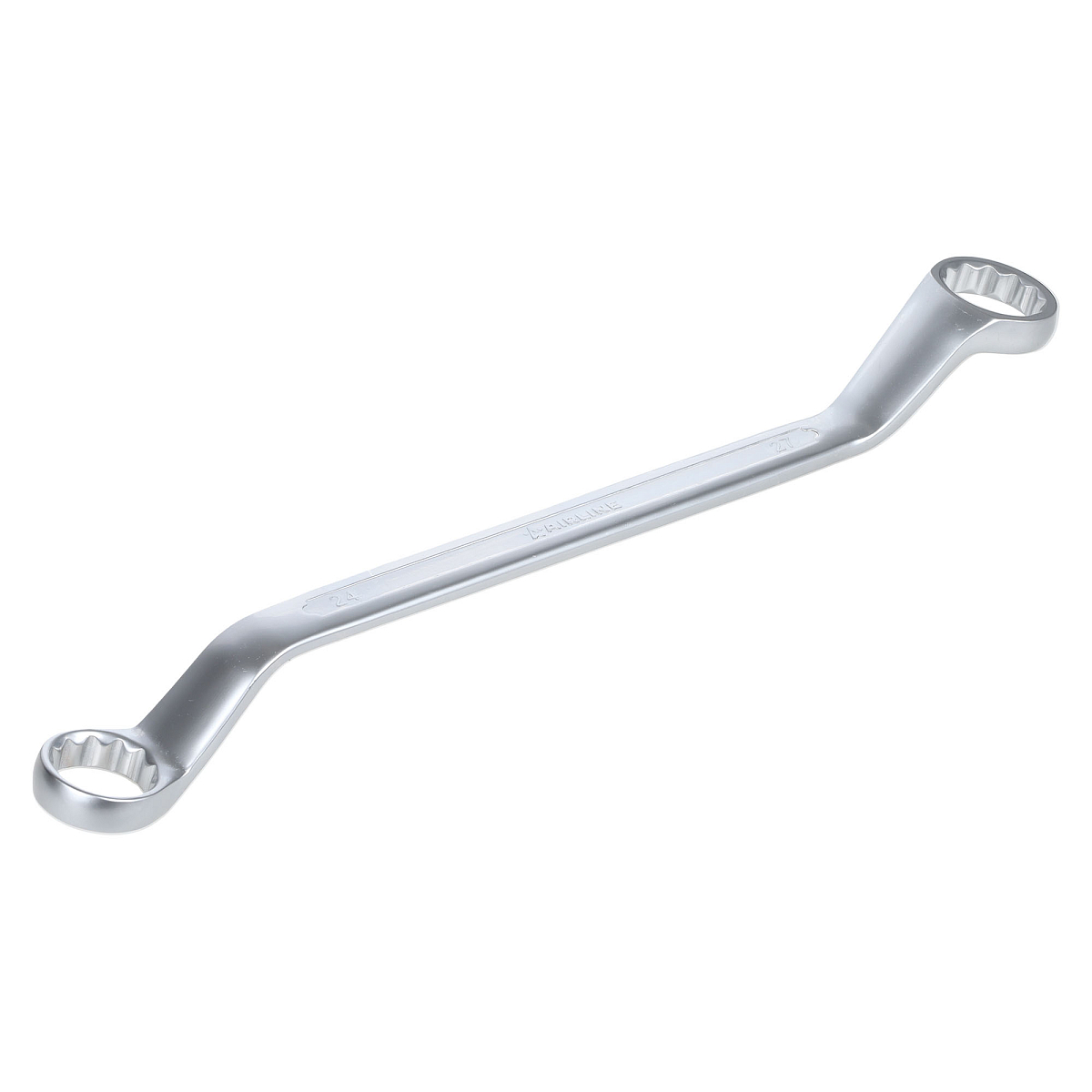 Ключ накидной с изгибом 24х27мм PRO, пласт. подвес