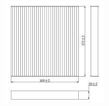 Фильтр салонный для автомобилей УАЗ Патриот 3163 (12-) (тип Sanden)