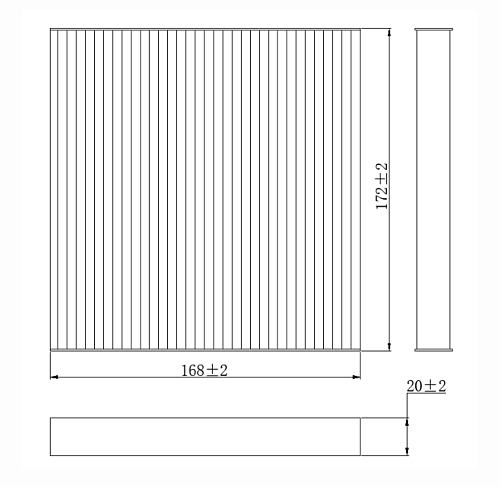 Фильтр салонный для автомобилей УАЗ Патриот 3163 (12-) (тип Sanden)