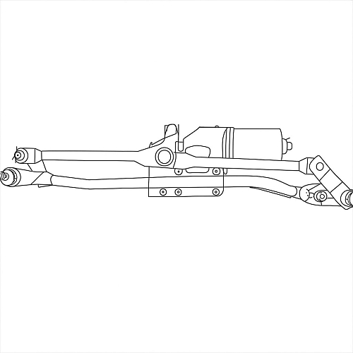 Стеклоочиститель в сборе для автомобилей BMW 1 E81 (04-)