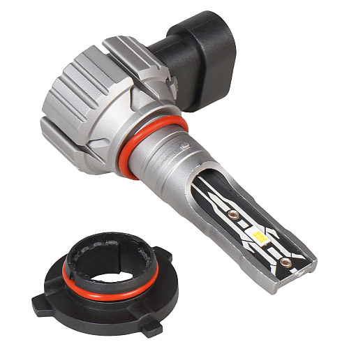 Лампа светодиодная HB3/HB4 STANDARD, 17Вт, 4000Лм (2000Лм x 2), 6000К (Белый), 12В, комплект 2 шт. МП-серия