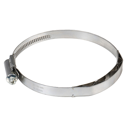 Хомут червячный 90-110/12мм с пружинной вставкой, W2 (нерж.)
