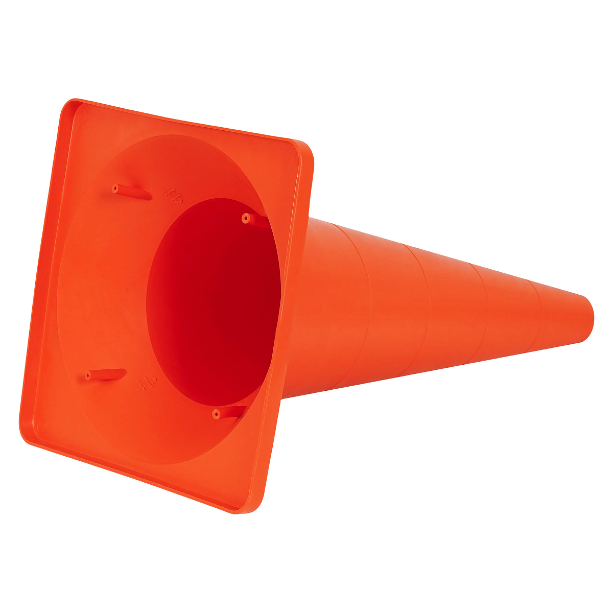 Конус дорожный 520мм, без световозвр.полос, оранжевый