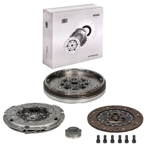 Комплект сцепления для автомобилей VW Transporter T5 (03-) / Multivan (03-) 1.9TDi с компенсацией износа в сборе с муфтой и двухмассовым маховиком