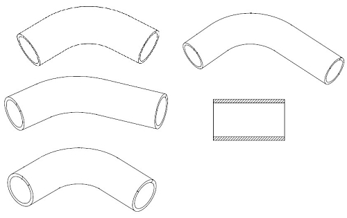 Патрубки охл. для а/м УАЗ 3163/31519 2.7i [ЗМЗ-409] E-3 (EPDM, кмпл., 5 шт.)