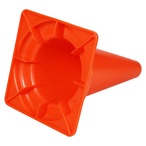 Конус дорожный 320мм, без световозвр.полос, мягкий, оранжевый