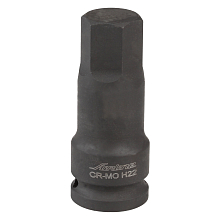 Головка ударная торцевая 1/2"DR внешний шестигранник H22, L=78мм