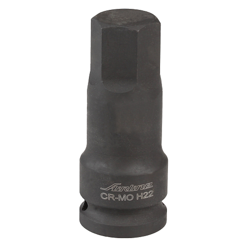 Головка ударная торцевая 1/2"DR внешний шестигранник H22, L=78мм