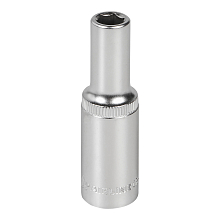 Головка торцевая 1/2"DR шестигранная 9мм, L=78мм