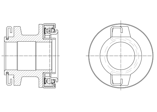 Муфта выключения сцепления для автомобилей КамАЗ Компас 5 (23-)