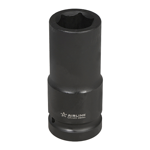 Головка ударная торцевая 1"DR шестигранная 28мм, L=110мм