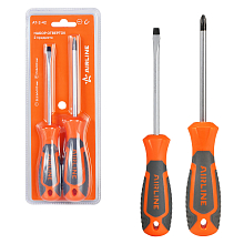 Набор отверток 2пр. (SL5х100мм,PH2х100мм), блистер