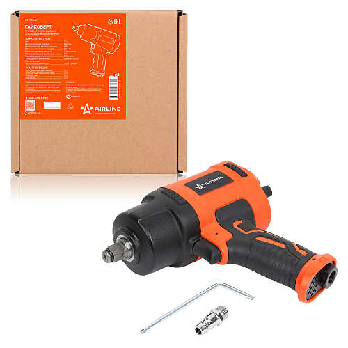 Гайковерт пневматический ударный композитный 1/2"DR 860Нм PRO