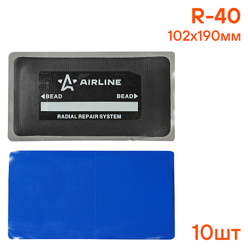 Пластырь кордовый, радиальный R-40 (102*190 мм)