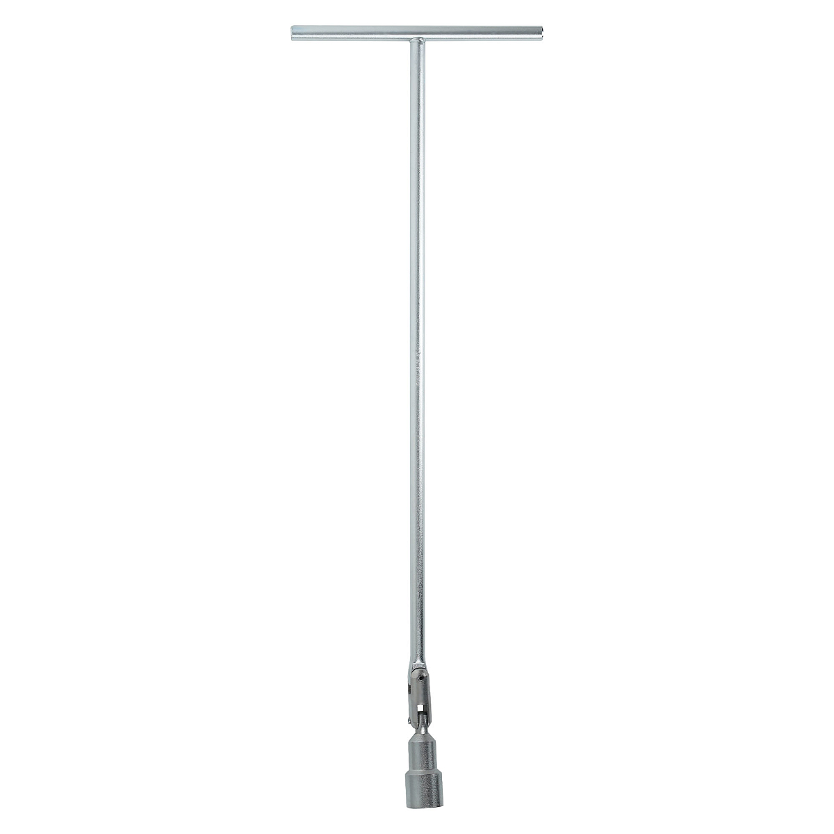 Ключ свечной Т-образный 21мм, 500мм INDUSTRY металл.рукоятка, резиновый фиксатор