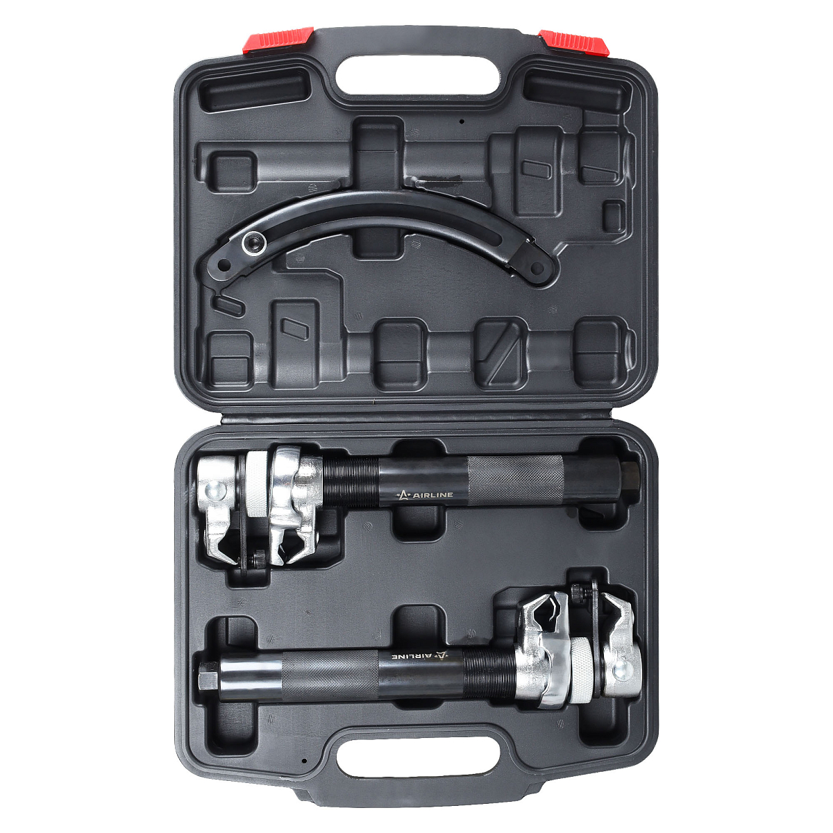 Стяжки пружин усиленные PRO 280мм, набор 3пр., кейс