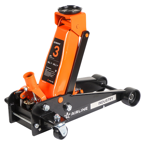 Домкрат подкатной 3т 140-470мм INDUSTRY зубч.мех. МП-серия