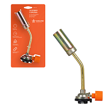 Горелка газовая на цанговый баллон, ручной поджиг, 20*6,8*4 см